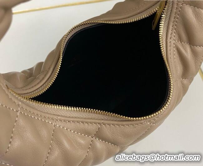 Good Quality Saint Laurent Icarino Mini Bag in Quilted Nappa Leather 851689 Apricot 2026