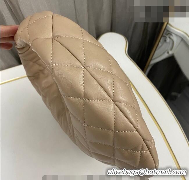 Good Quality Saint Laurent Icarino Mini Bag in Quilted Nappa Leather 851689 Apricot 2026