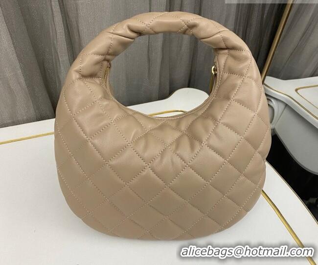 Good Quality Saint Laurent Icarino Mini Bag in Quilted Nappa Leather 851689 Apricot 2026