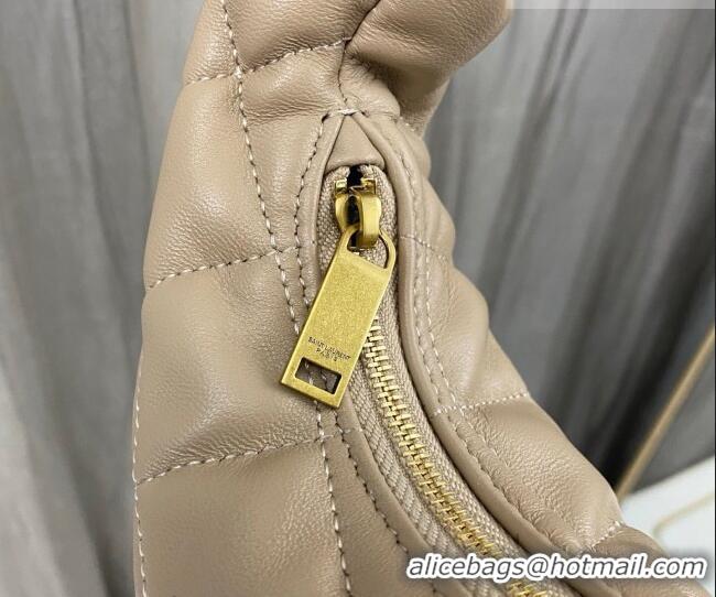 Good Quality Saint Laurent Icarino Mini Bag in Quilted Nappa Leather 851689 Apricot 2026