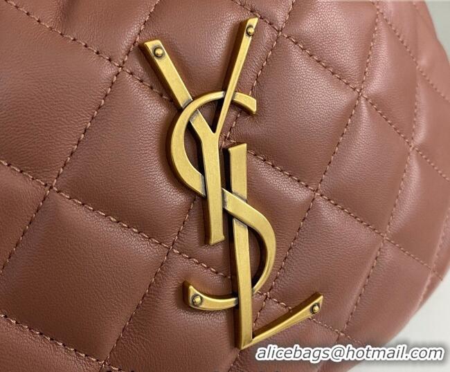 Trendy Design Saint Laurent Icarino Mini Bag in Quilted Nappa Leather 851689 Hortensia Pink 2026