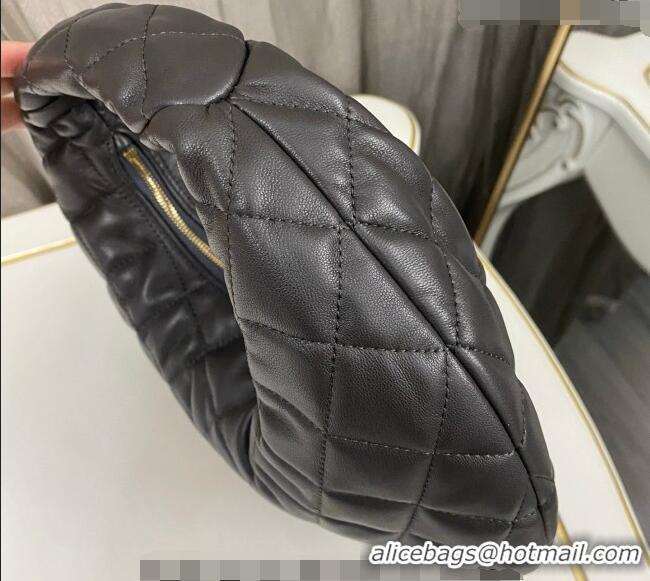 Good Taste Saint Laurent Icarino Mini Bag in Quilted Nappa Leather 851689 Urban Grey 2026