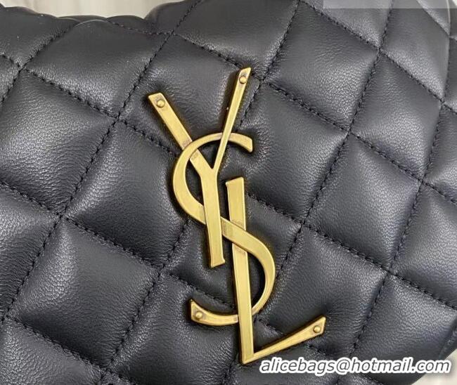 Traditional Specials Saint Laurent Icarino Mini Bag in Quilted Nappa Leather 851689 Black/Gold 2026