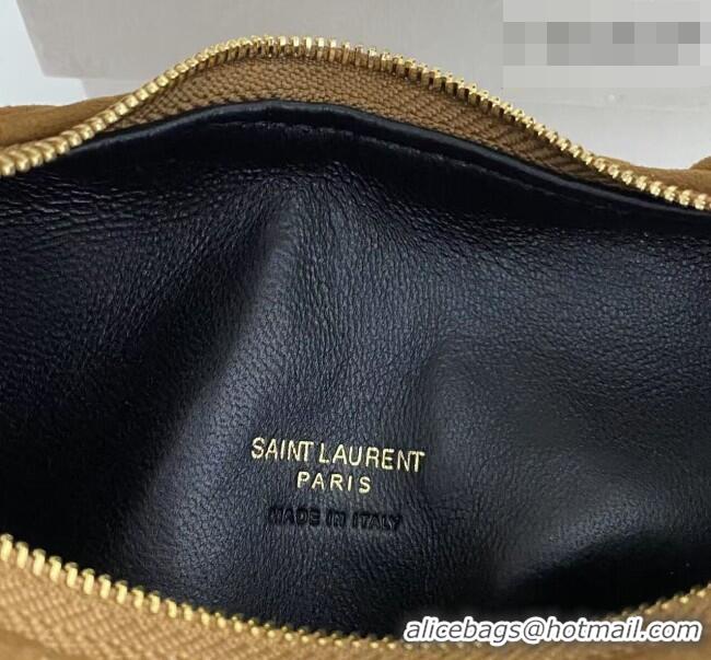 Promotional Saint Laurent Icarino Mini Bag in Quilted Nappa Leather 851689 Caramel Cognac 2026