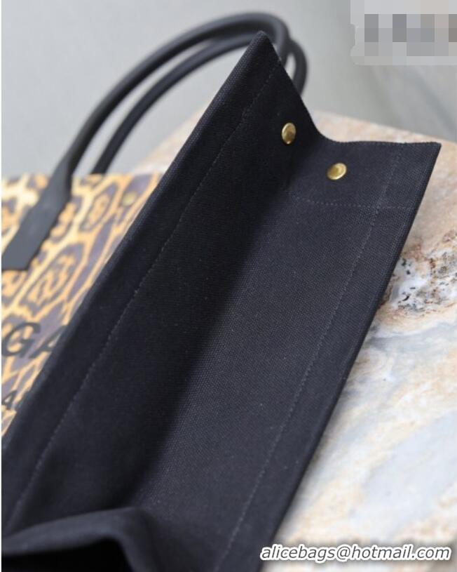 Promotional Saint Laurent Rive Gauche Large Tote bag in Leopard Print 509415 2026