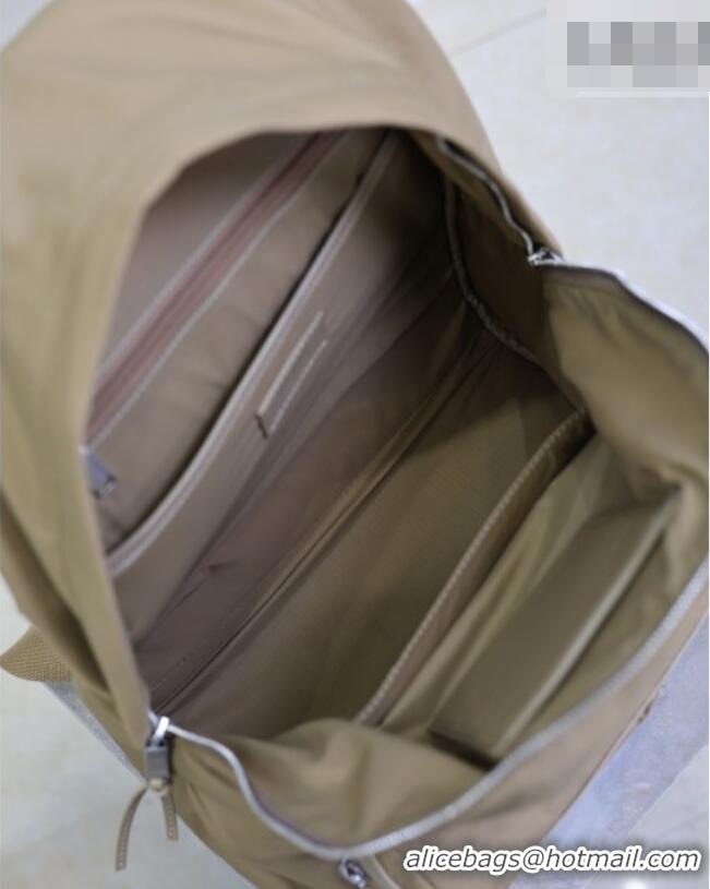Top Quality Saint Laurent City Backpack Bag in Nylon 326865 Beige 2026