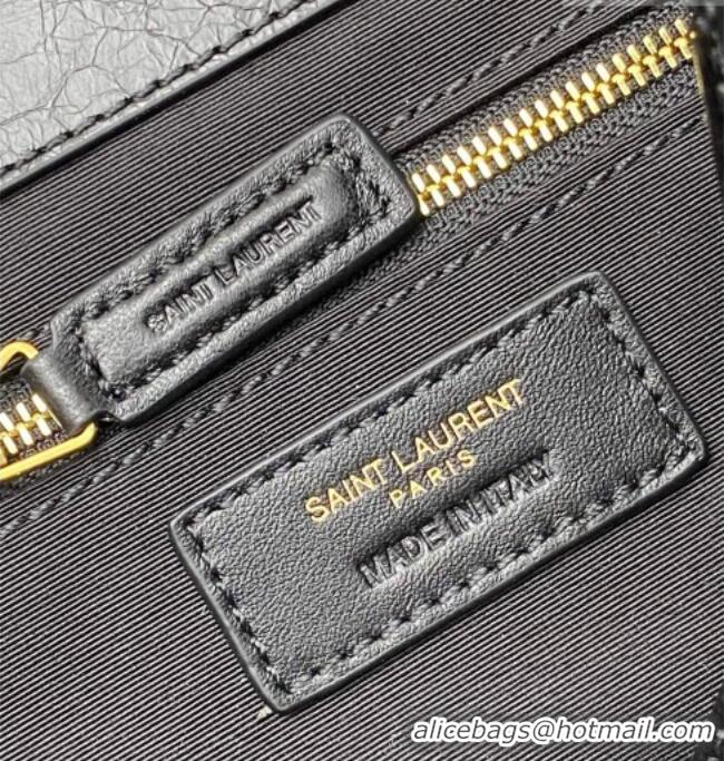 Top Grade Saint Laurent NIKI small shopping bag in vintage leather 872680 Black/Gold 2026