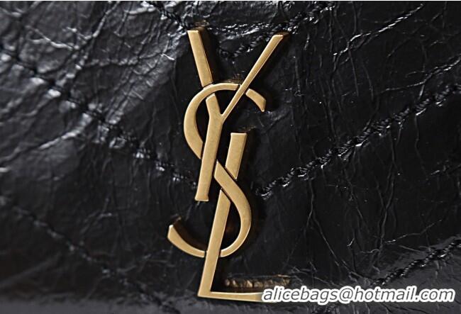 Top Grade Saint Laurent NIKI small shopping bag in vintage leather 872680 Black/Gold 2026