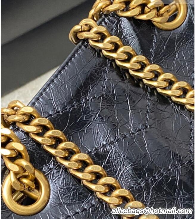 Top Grade Saint Laurent NIKI small shopping bag in vintage leather 872680 Black/Gold 2026