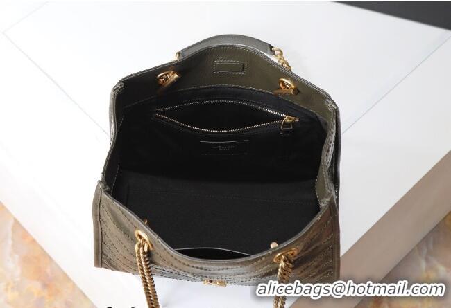 Best Price Saint Laurent NIKI small shopping bag in vintage leather 872680 Green 2026