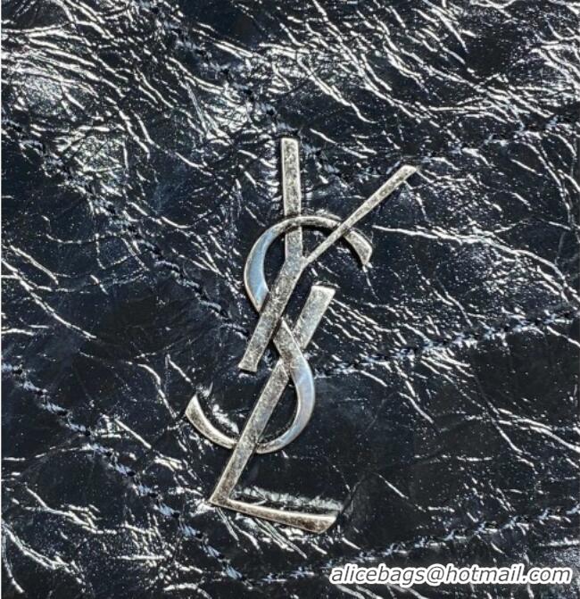 Best Grade Saint Laurent NIKI small shopping bag in vintage leather 872680 Black/Silver 2026