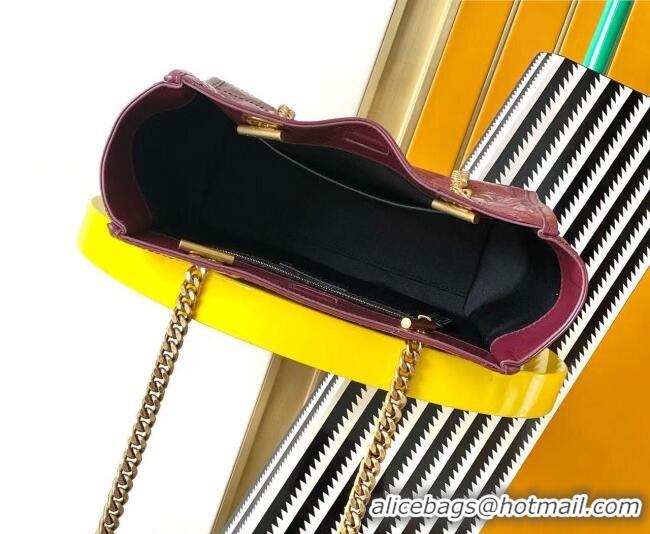 Luxury Discount Saint Laurent NIKI small shopping bag in vintage leather 872680 Burgundy 2026