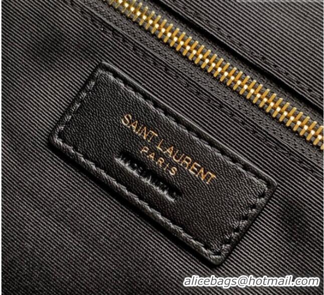 Buy Discount Saint Laurent NIKI shopping bag in vintage leather 871151 Black/Gold 2026