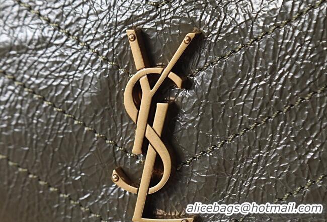 Good Looking Saint Laurent NIKI shopping bag in vintage leather 871151 Green 2026