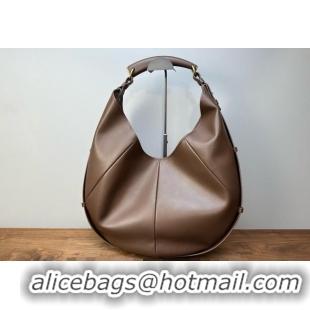 Good Product Saint Laurent MOMBASA large hobo bag in Leather 848811 Coffee Brown 2026