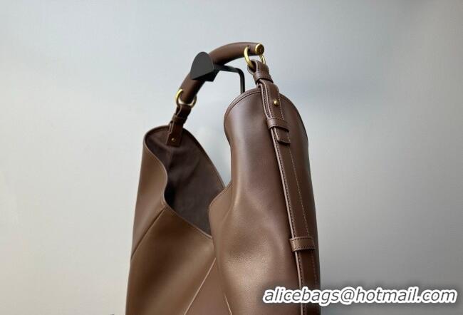 Good Product Saint Laurent MOMBASA large hobo bag in Leather 848811 Coffee Brown 2026
