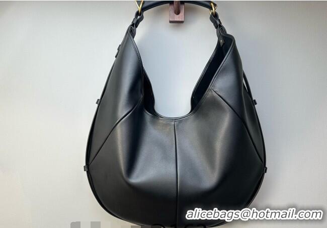 Well Crafted Saint Laurent MOMBASA large hobo bag in Leather 848811 Black 2026
