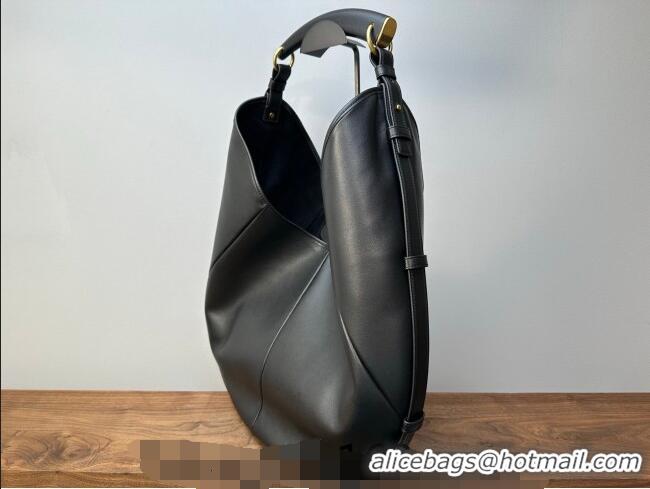 Well Crafted Saint Laurent MOMBASA large hobo bag in Leather 848811 Black 2026