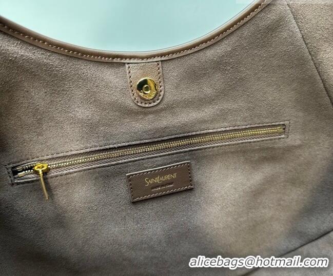 Market Sells Saint Laurent MOMBASA Medium hobo bag in Leather 862029 Coffee Brown 2026