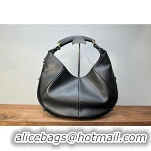 Modern Classic Saint Laurent MOMBASA Medium hobo bag in Leather 862029 Black 2026