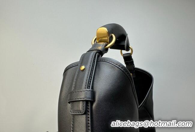 Modern Classic Saint Laurent MOMBASA Medium hobo bag in Leather 862029 Black 2026