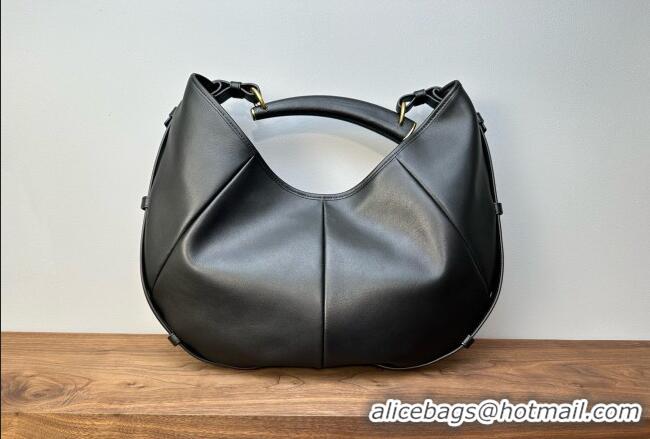 Modern Classic Saint Laurent MOMBASA Medium hobo bag in Leather 862029 Black 2026