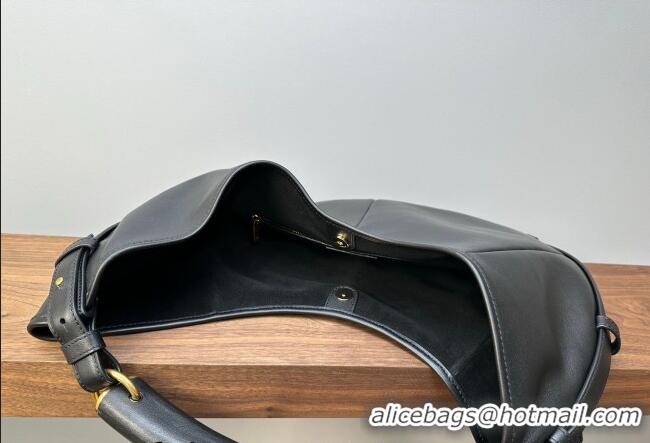 Modern Classic Saint Laurent MOMBASA Medium hobo bag in Leather 862029 Black 2026