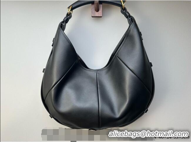 Modern Classic Saint Laurent MOMBASA Medium hobo bag in Leather 862029 Black 2026