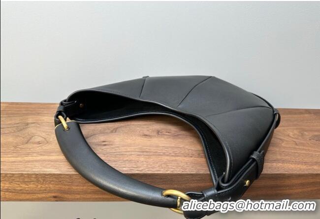 Best Cheap Saint Laurent MOMBASA Small hobo bag in Leather 851432 Black 2026