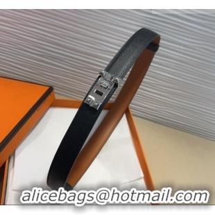 Most Popular Hermes Collier de Chien Belt 2.5cm in Madame Calfskin with Silver Hardware 0314 Black 2025