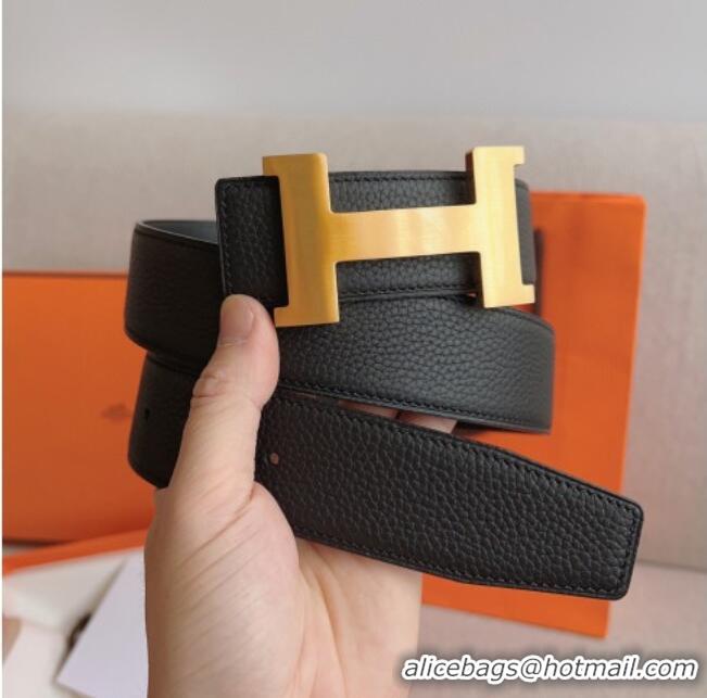 Popular Style Hermes Constance Belt Buckle & Epsom Leather Strap 3.8cm 0314 Black/Gold 2025