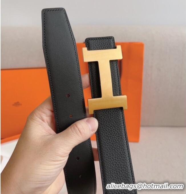 Popular Style Hermes Constance Belt Buckle & Epsom Leather Strap 3.8cm 0314 Black/Gold 2025