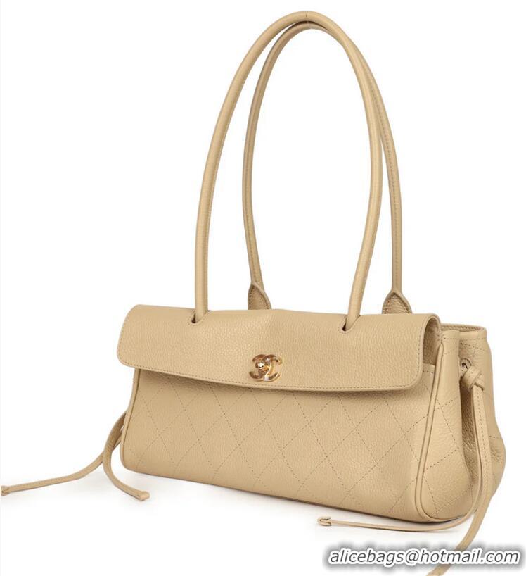 Promotional Chanel Small Shopping Bag in Grained Calfskin AS6288 Light Beige Spring Summer 2026