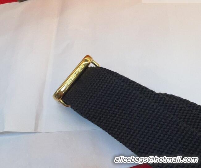 Most Popular Hermes Ecume Belt 3cm in Fabric and Epsom Leather H031605 Black 2026