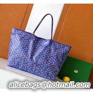 Famous Brand Goyard Limited Editions Saint Louis Tote Bag GM G8001 Multicolored Blueberry Purple 2026