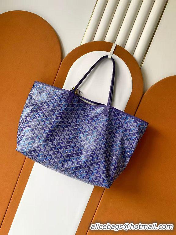 Famous Brand Goyard Limited Editions Saint Louis Tote Bag GM G8001 Multicolored Blueberry Purple 2026