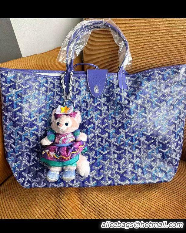 Famous Brand Goyard Limited Editions Saint Louis Tote Bag GM G8001 Multicolored Blueberry Purple 2026