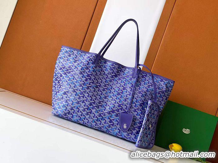 Famous Brand Goyard Limited Editions Saint Louis Tote Bag GM G8001 Multicolored Blueberry Purple 2026