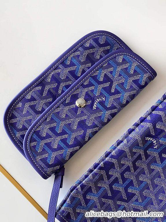 Famous Brand Goyard Limited Editions Saint Louis Tote Bag GM G8001 Multicolored Blueberry Purple 2026