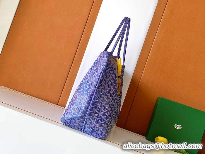 Famous Brand Goyard Limited Editions Saint Louis Tote Bag GM G8001 Multicolored Blueberry Purple 2026