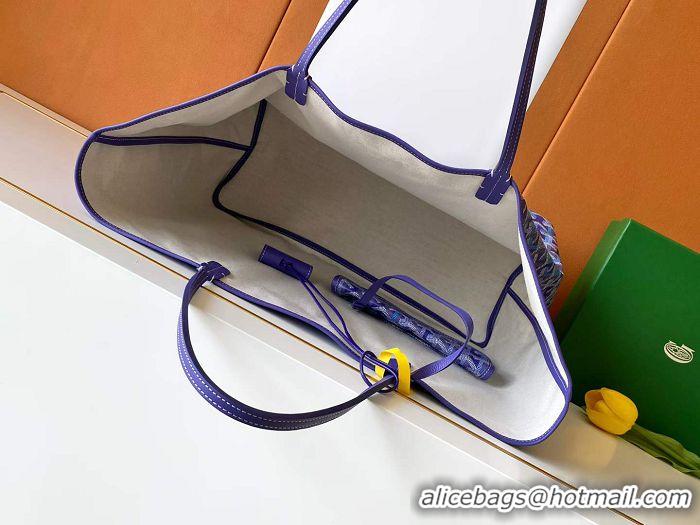 Famous Brand Goyard Limited Editions Saint Louis Tote Bag GM G8001 Multicolored Blueberry Purple 2026