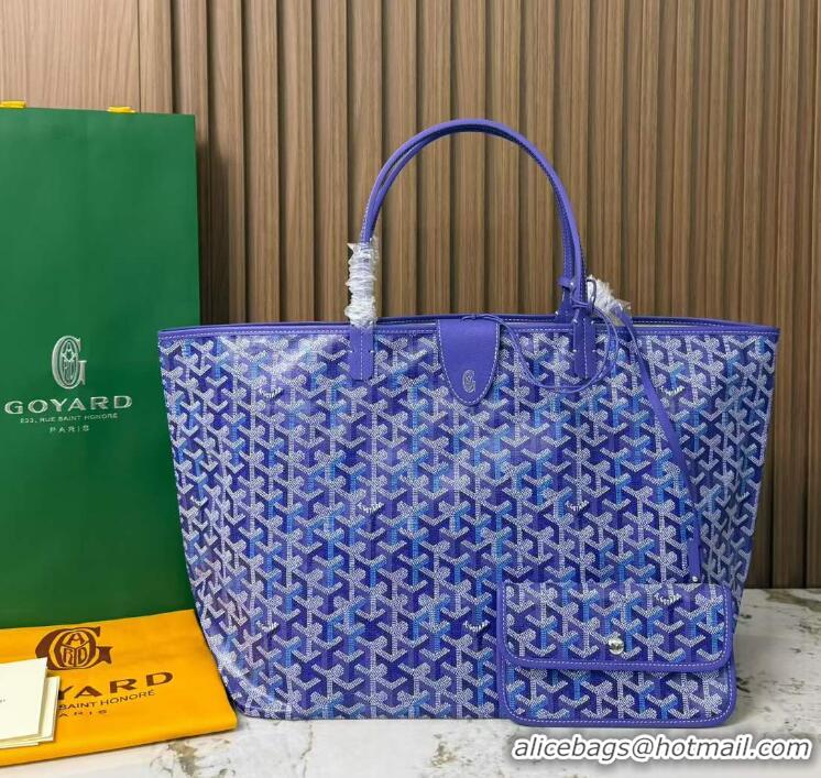 Famous Brand Goyard Limited Editions Saint Louis Tote Bag GM G8001 Multicolored Blueberry Purple 2026