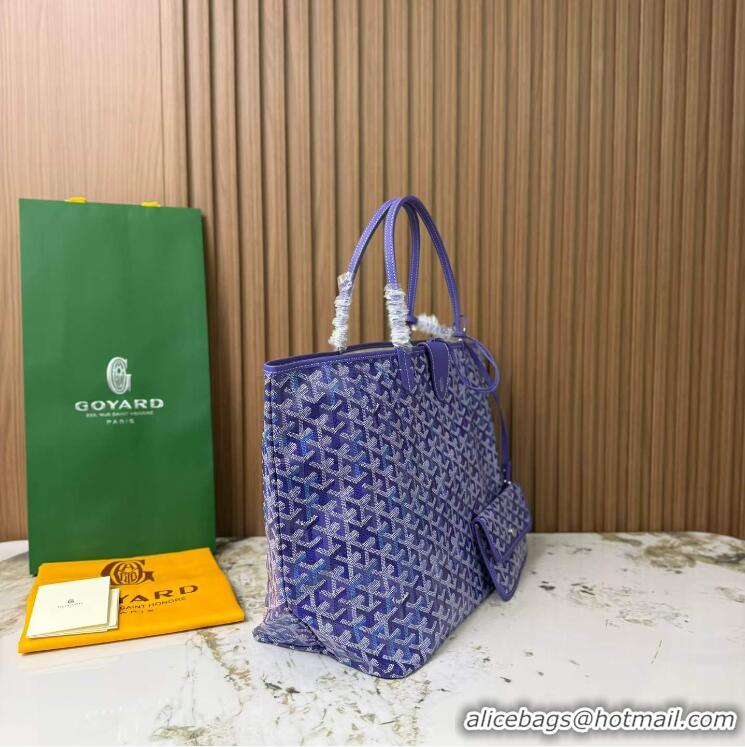 Famous Brand Goyard Limited Editions Saint Louis Tote Bag GM G8001 Multicolored Blueberry Purple 2026