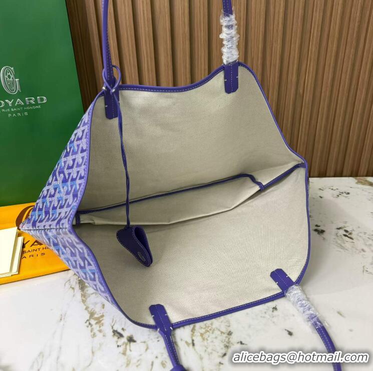 Famous Brand Goyard Limited Editions Saint Louis Tote Bag GM G8001 Multicolored Blueberry Purple 2026