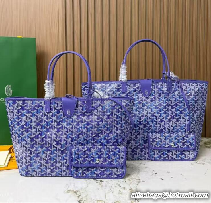 Famous Brand Goyard Limited Editions Saint Louis Tote Bag GM G8001 Multicolored Blueberry Purple 2026