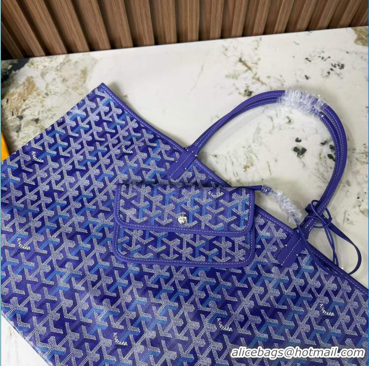 Famous Brand Goyard Limited Editions Saint Louis Tote Bag GM G8001 Multicolored Blueberry Purple 2026