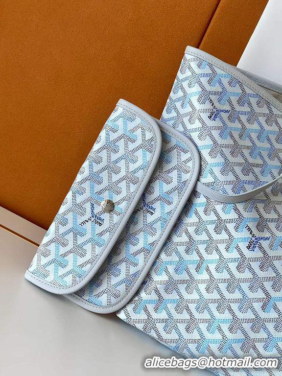 Inexpensive Goyard Limited Editions Saint Louis Tote Bag PM G8002 Multicolored Polar Blue 2026
