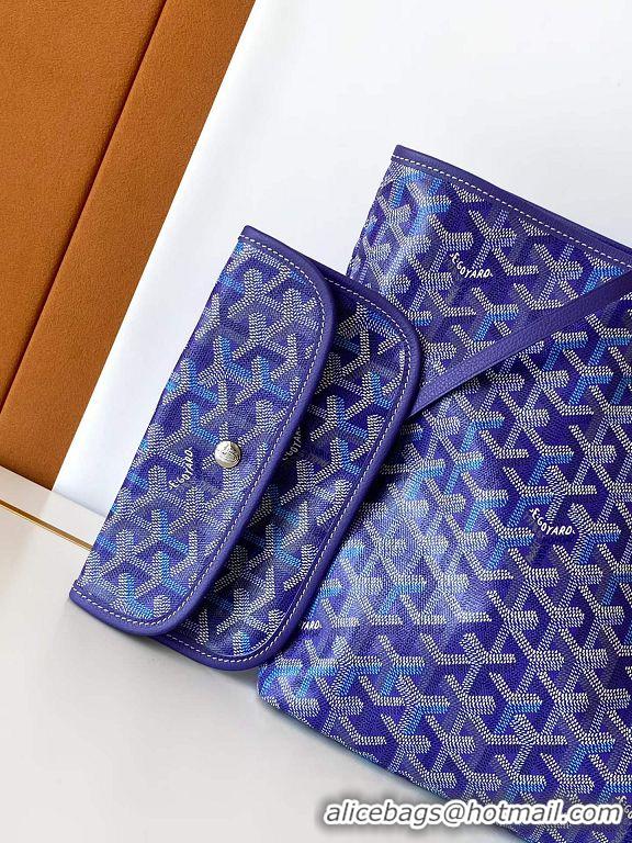 Best Product Goyard Limited Editions Saint Louis Tote Bag PM G8002 Multicolored Blueberry Purple 2026