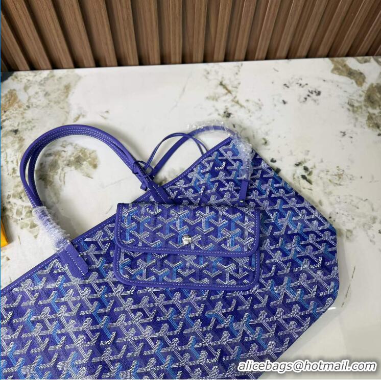 Best Product Goyard Limited Editions Saint Louis Tote Bag PM G8002 Multicolored Blueberry Purple 2026