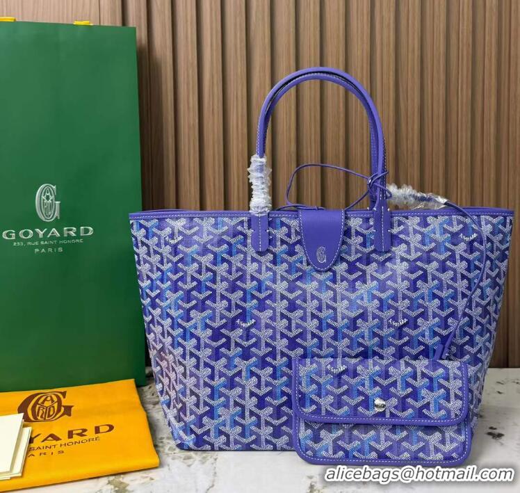 Best Product Goyard Limited Editions Saint Louis Tote Bag PM G8002 Multicolored Blueberry Purple 2026